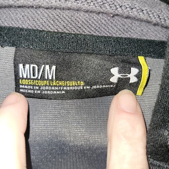 Under Armour Mens Cold Gear Black Hoodie Sweatshirt Size M - Picture 8 of 10